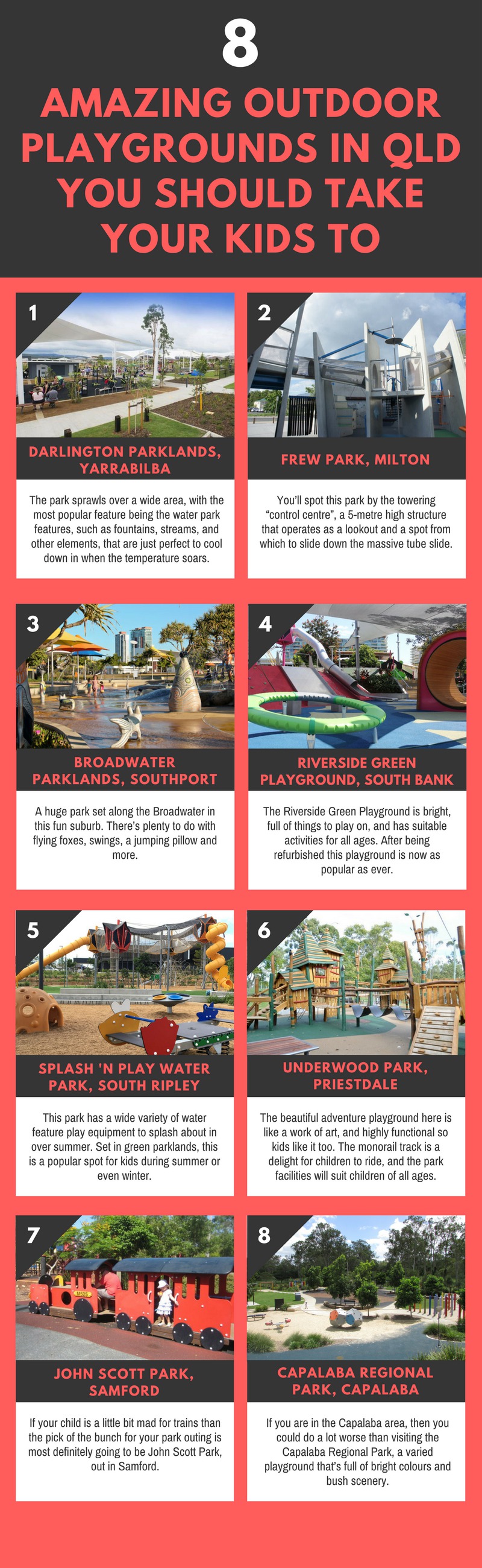 8 Amazing Outdoor Playgrounds in QLD You Should Take Your Kids To